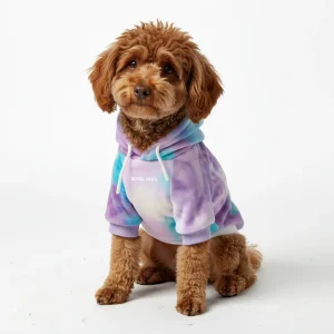 Sweats à capuche en velours pour chiens