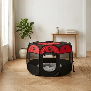 Enclos pliable en tissus pour petit chien
