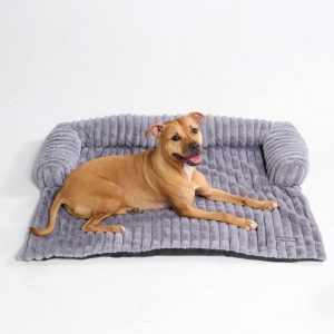 Lit de Chien Housse de Canapé de Luxe - Gris