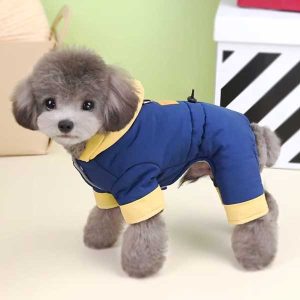 Manteau pour Petit Chien avec Harnais Intégré – Douillet et Chaud