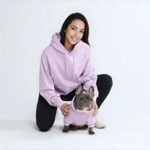 Pull à Capuche Essentiel  - Lavande
