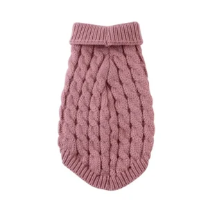 Pull tricot rose