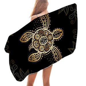 Drap de Plage Motif Tortue - Arabesque